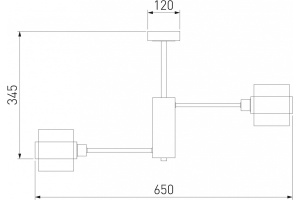 Люстра на штанге Eurosvet Arcada 70127/6 хром - 2