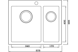 Металлическая мойка Seaman SMV-575D (SMV-575DR.A) - 2