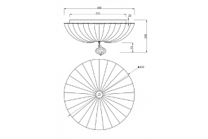 Потолочный светильник Maytoni Sienna C216-CL-03-N - 2