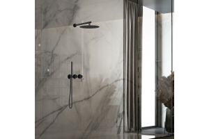 Душевой комплект Vincea Groove с термостатом черный матовый - 3