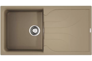 Мойка кухонная Omoikiri Yasugata Tetogranit/шампань (4993849)