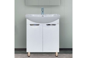 Тумба с раковиной Misty Лаванда 70 прямая