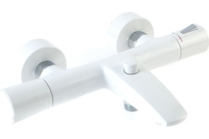 Смеситель для ванны Kludi  белый, хром (351019138)