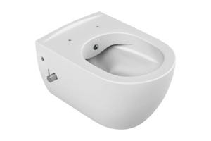 Унитаз подвесной с функцией биде Boheme Bianco с крышкой белый матовый