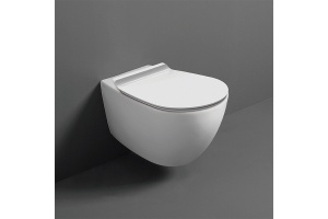 Унитаз подвесной Simas Vignoni с крышкой белый