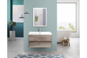 FAMILY База под раковину подвесная с двумя выкатными ящиками, Pino Esotica, 900x480x550, Family-900-2C-SO-PE - 2