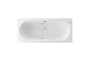 Ванна акриловая Excellent Oceana Nano 170х75 с гидромассажем белый - хром