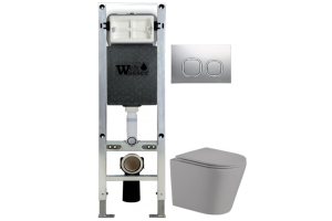 Комплект Weltwasser AMBERG 350 ST + SALZBACH 004 MT-GR + AMBERG RD-MT CR (10000006585)