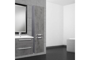 Шкаф-пенал Bellezza Луиджи 35 R серый - 2