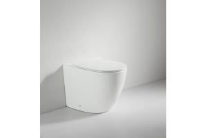 Унитаз приставной beWash Aldo белый с сиденьем микролифт - 2