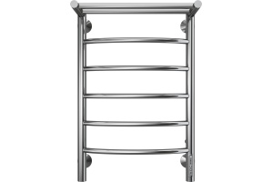 Электрический полотенцесушитель Terminus Классик П6 400x650 с полкой Хром