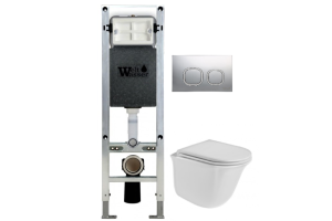 Комплект Weltwasser AMBERG 350 ST + TELBACH 004 GL-WT + AMBERG RD-CR (10000006588)