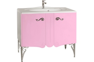 Тумба для комплекта Bellezza Эстель 90 розовая