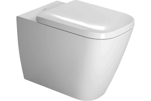 Унитаз приставной Duravit Happy D.2 без крышки, белый (2159090000)