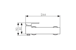 Смеситель для ванны KAISER Saga (53077) - 2