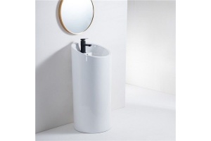 Раковина напольная CeramaLux N 45.5 см белый (P7030L)  - 3