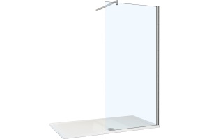 Душевая перегородка Weltwasser WW400 Walk-In 100G-1 100х185 хром (10000002939)