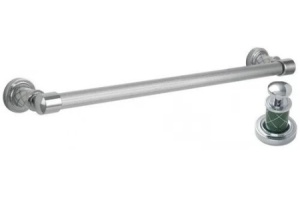 Полотенцедержатель Boheme Murano хром с зеленым