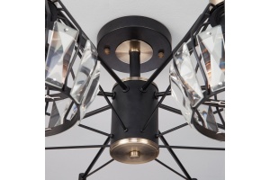 Люстра на штанге Eurosvet Lord 70075/8 черный - 3