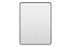 Зеркало Brevita Mercury 60x80 с подсветкой, платина (MER-Rett6-060/80-platinum)