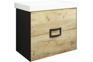 Тумба под раковину Sanflor Выборг 60 дуб золотой (С16294) - 3