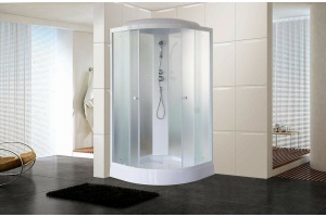 Душевая кабина Parly Tomorrow 80х80 белая стекло матовое - 2