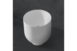 Раковина накладная ABBER Stein AS2618 белая матовая