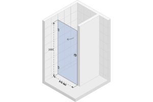 Душевая дверь Riho Scandic 98.2 см (GX0003201) - 3