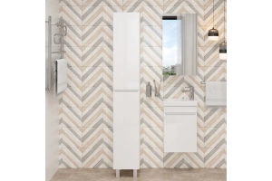 Шкаф-пенал Onika Милтон 30 напольный белый - 2