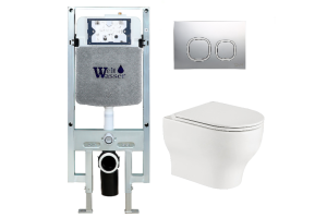 Комплект Weltwasser AMBERG 497 ST + ERLENBACH 004 GL-WT + AMBERG RD-CR (10000006684)