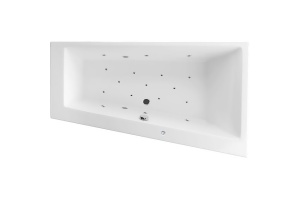 Акриловая ванна Excellent Sfera 170х100 правая белая с гидромассажем