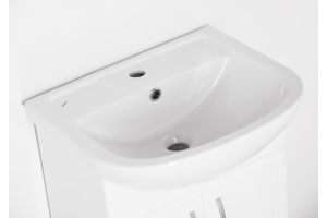 Тумба с раковиной Style Line Эко Стандарт №9 50 белая - 3