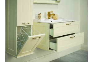 Комплект мебели подвесной Aquaton Леон 80 бежевый - 2