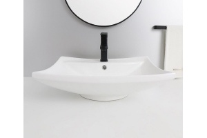 Раковина накладная Ceramalux N 60 белый (9111) - 2