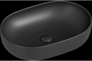 Раковина накладная Ceramica Nova Element 60х41.5 черный-матовый