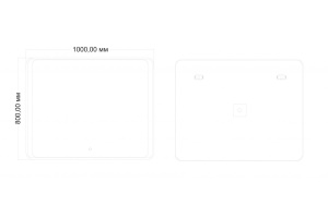 Зеркало с подсветкой 