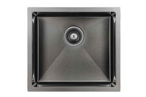 Мойка кухонная Paulmark Marx 48 темный хром 