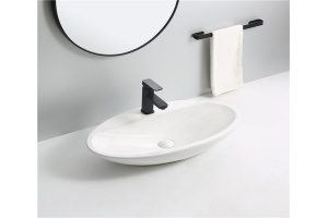 Раковина накладная Ceramalux N белый (9435) - 3