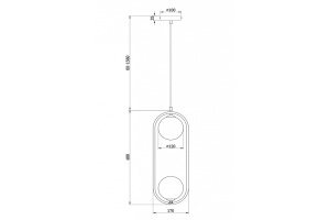 Подвесной светильник Maytoni Ring MOD013PL-02B - 3