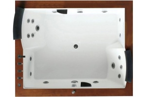 Гидромассажная ванна Gemy  186x151 см (G9052 II B R)