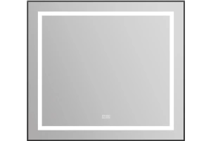Зеркало BelBagno Kraft  88.5х78.5 с подсветкой, подогревом, черное (SPC-KRAFT-885-785-TCH-WARM-NERO)