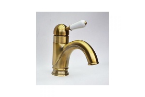 Смеситель для раковины Magliezza Grosso bianco бронза (50138-br)