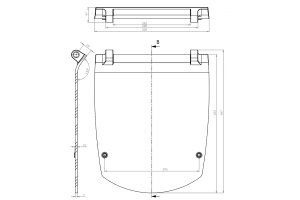 Сиденье для унитаза Cersanit Carina белое с микролифтом - 2