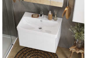 Комплект мебели Aquaton Асти 70 белый - 2