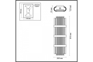Настенный светильник Odeon Light Hall Empire 4853/4W - 3