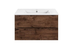 Тумба под раковину Vincea Mia 75 темное дерево