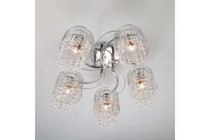 Люстра на штанге Eurosvet Bonnie 30137/5 хром - 2