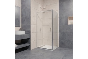 Душевой уголок RGW Passage PA-74 150x120 профиль хром стекло прозрачное - 2