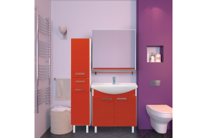 Джулия - 85 Тумба прямая красная - 2