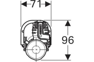 Наливной механизм Geberit Impuls (281.207.00.1) - 3